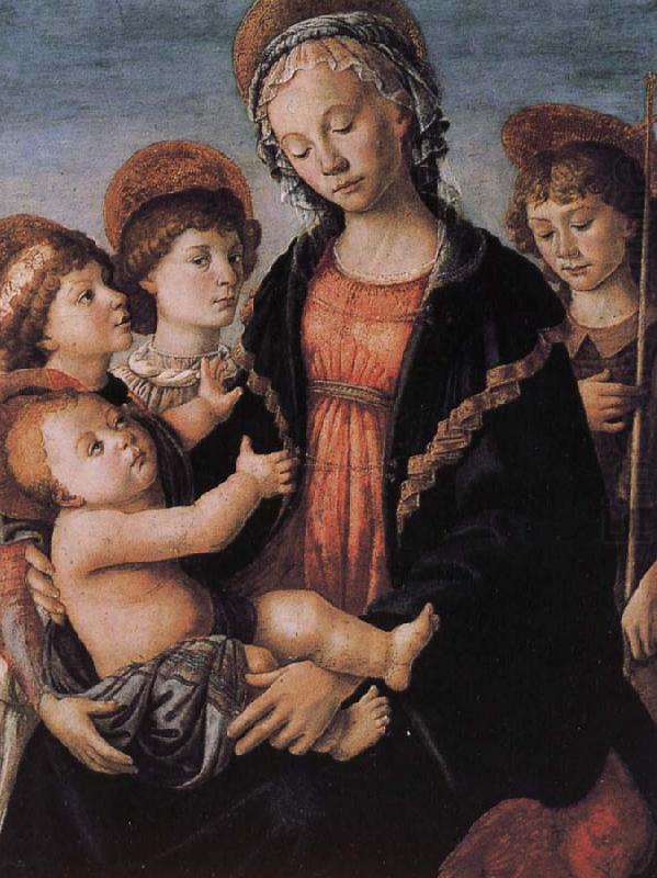 Our Lady of Angels with the two sub, Sandro Botticelli